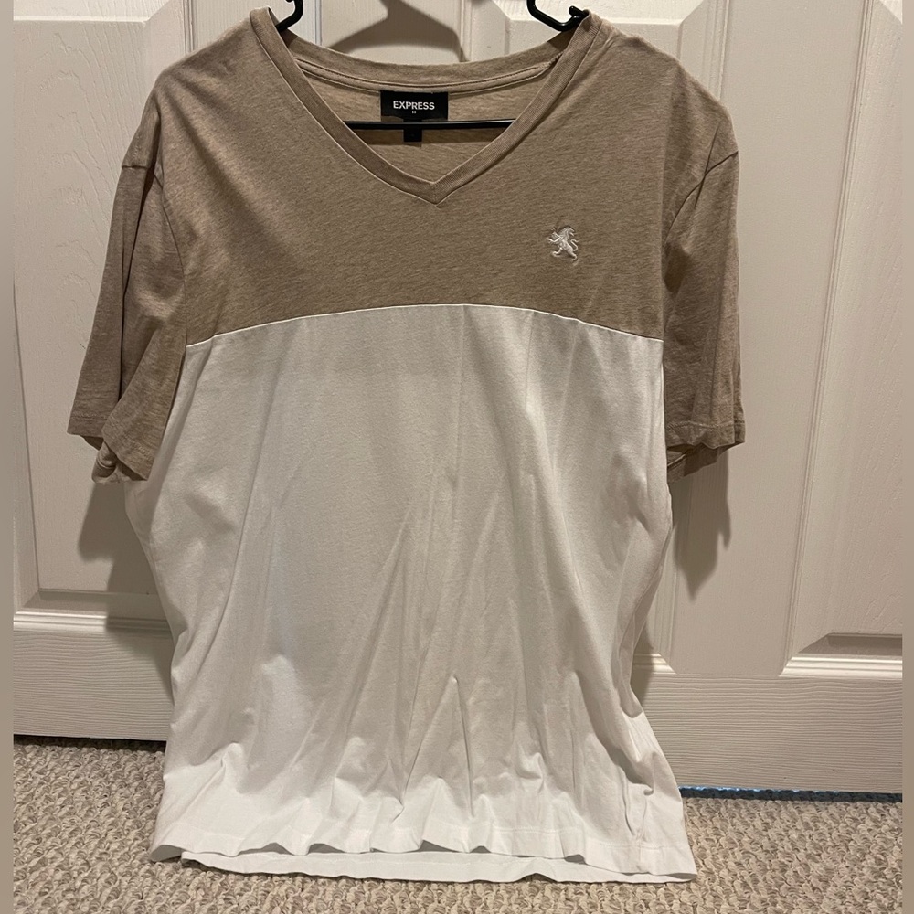Express Men’s Two-tone V-neck